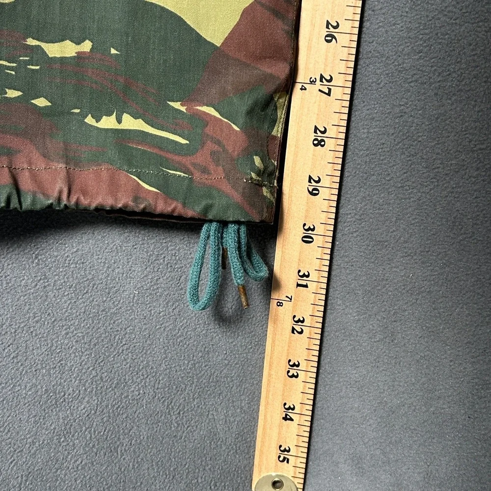 Vtg 70s French F1 Lizard Camo Military Uniform Set Jacket & Pants Deadstock M